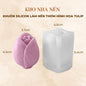 KHUÔN SILICON LÀM NẾN THƠM HÌNH HOA TULIP
