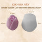 KHUÔN SILICON LÀM NẾN THƠM HÌNH HOA TULIP 4