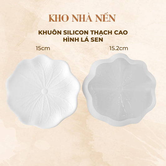 KHUÔN SILICON LÀM THẠCH CAO HÌNH LÁ SEN